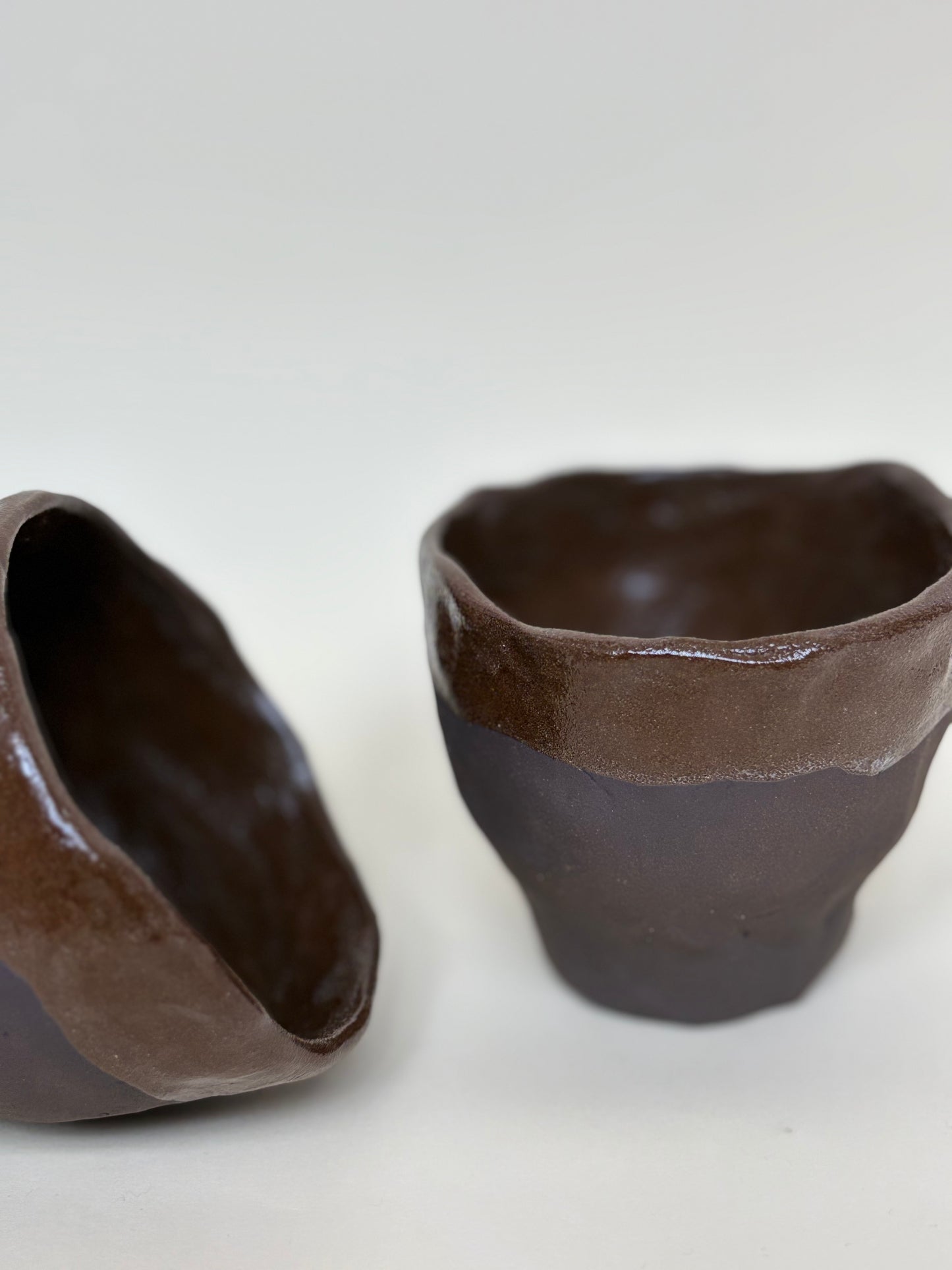 Set de Tazas Marrón Choco
