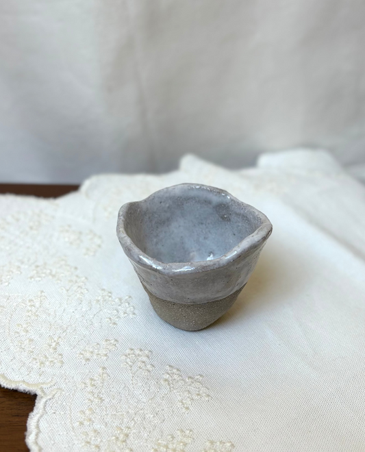 TAZA GRES CAFÉ SOLO GRIS